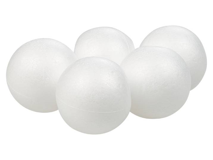 Glorex Styroporkugeln 4 cm 5 Stück