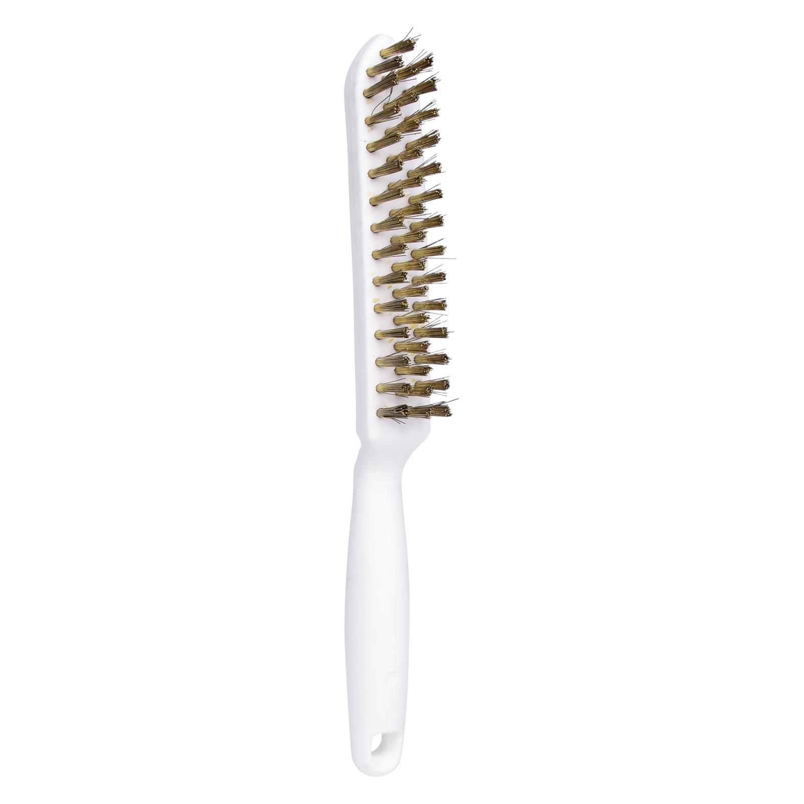 KS Tools Messingdraht-Handdrahtbürste 3-reihig, 285mm (201.2326)