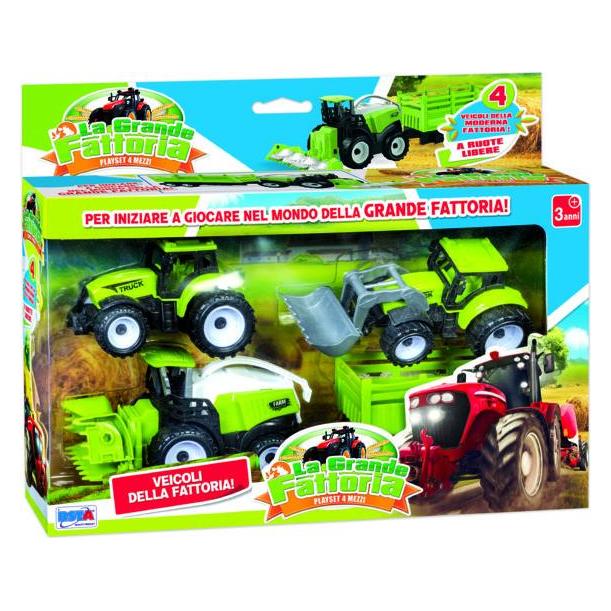 Rs Toys 3 Agricultural Vehicles + Wagon Wagon (36934145)