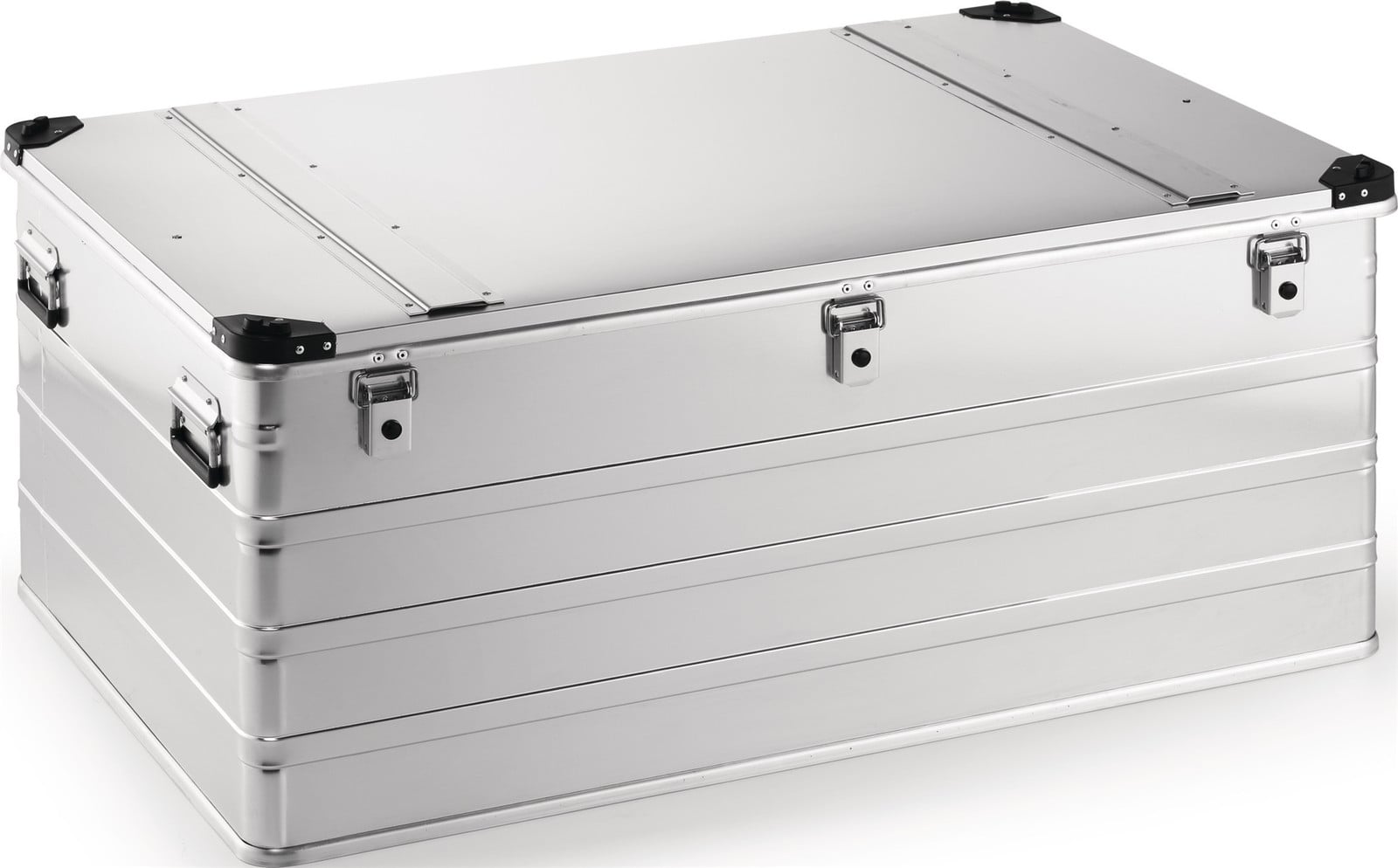 Quality Brand Aluminiumkoffer met flipdeksel en stapelranden, B: 119,2 cm, D: 79 cm, H: 51,5 cm