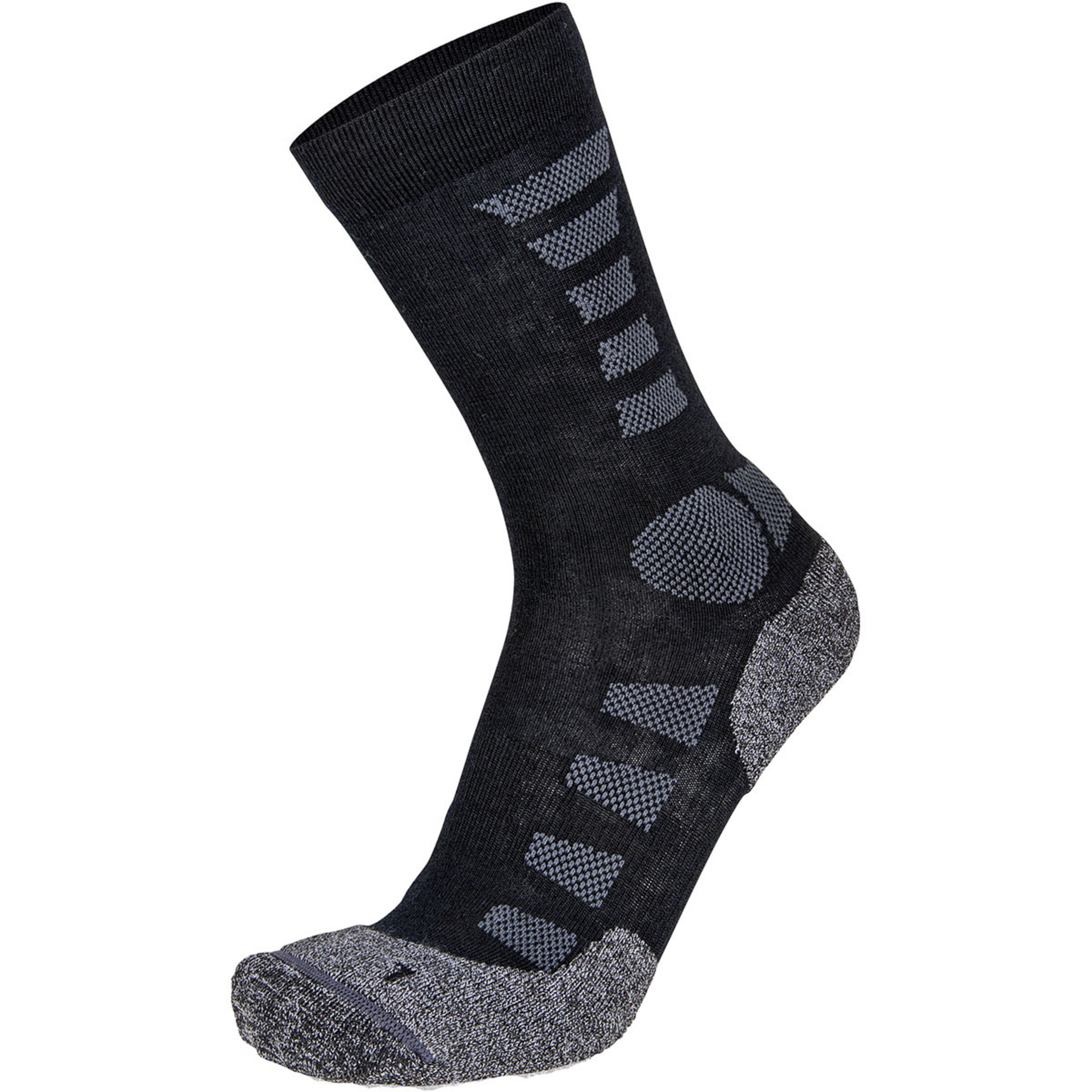 Eightsox TK Merino Light Wandersocken schwarz Größe 39 Camping Atmungsaktiv Merinowolle