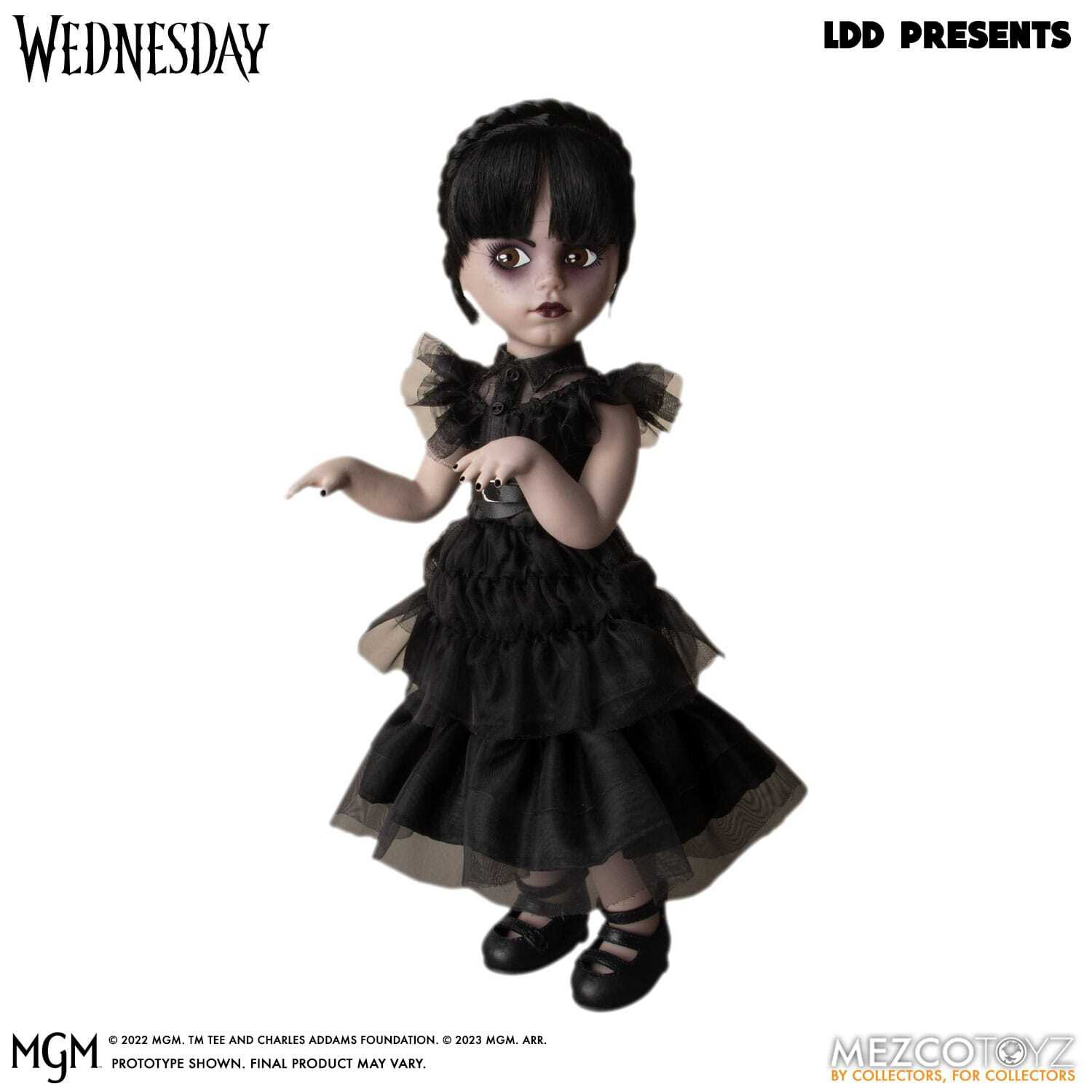 Mezco Living Dead Dolls Dancing Wednesday actiefiguur, 25 cm