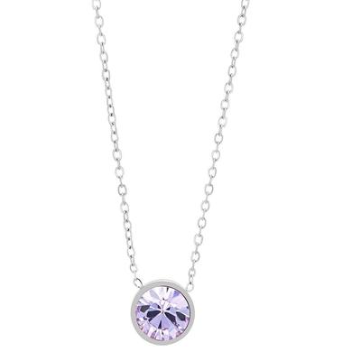 Kette mit Anhänger ADELIA´S "Damen Edelstahl Halskette mit Anhänger", silber, Halsketten, Damen, Edelstahl