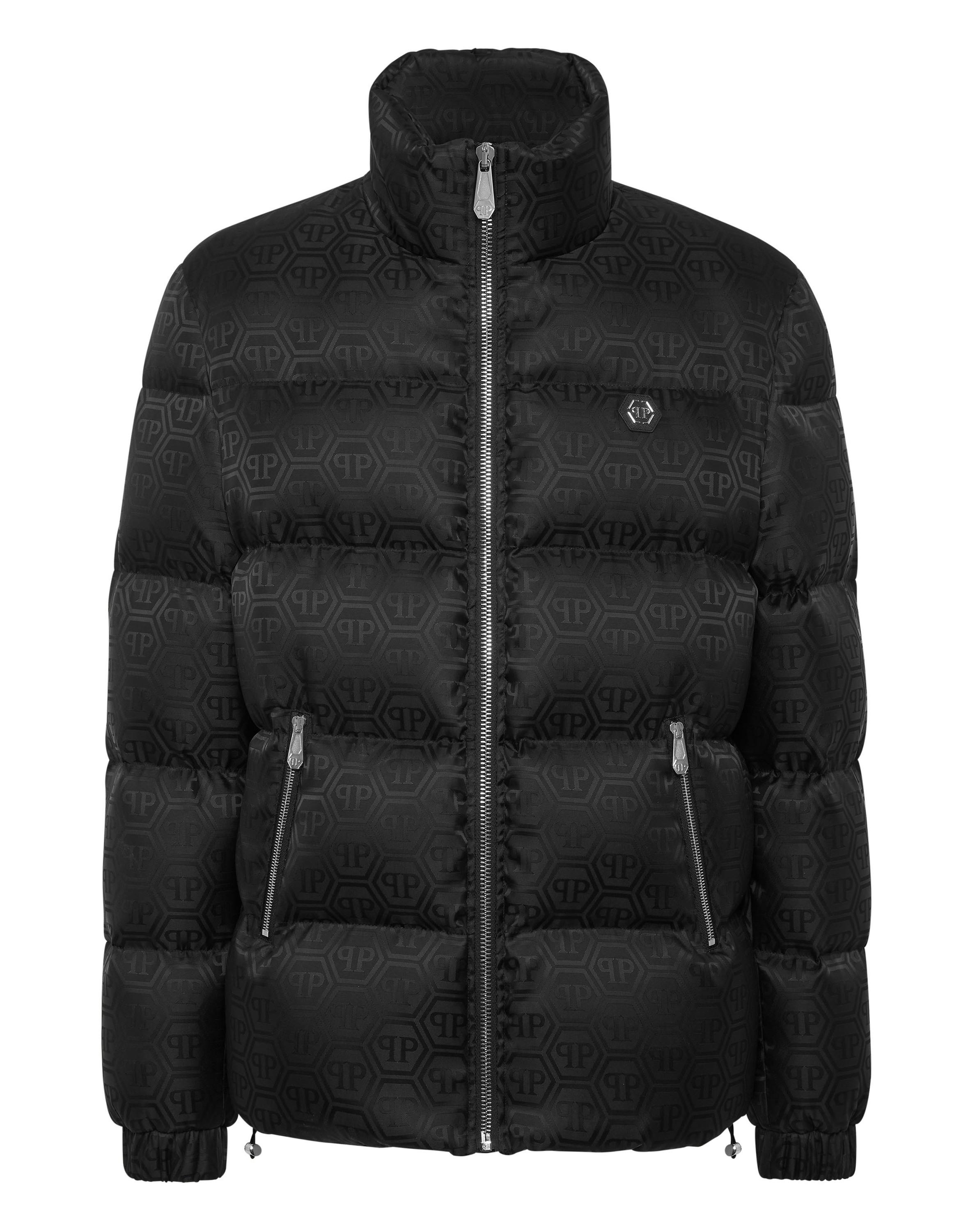 Short Nylon Puffer Jacket Monogram