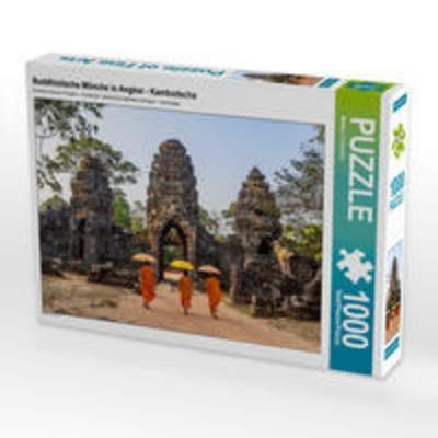 CALVENDO Puzzle Buddhistische Mönche in Angkor - Kambodscha 1000 Teile Lege-Größe 640 x 480 cm Foto-Puzzle Bild von Matteo Colombo
