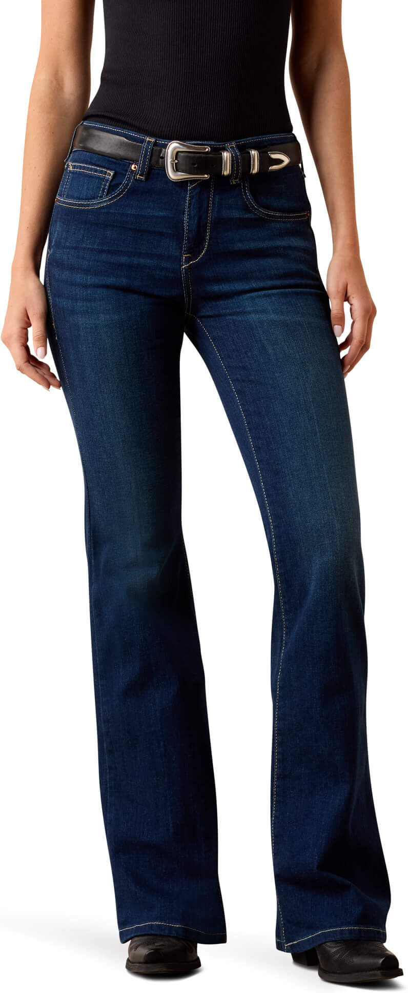 Women's Ultra Stretch Perfect Rise Katie Flare Jeans in Maya, Size: 25 Regular by Ariat