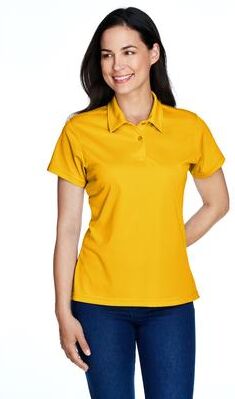 Team 365 TT21W Women's Command Snag Protection Polo Shirt in Sport Gold size 3XL   Polyester