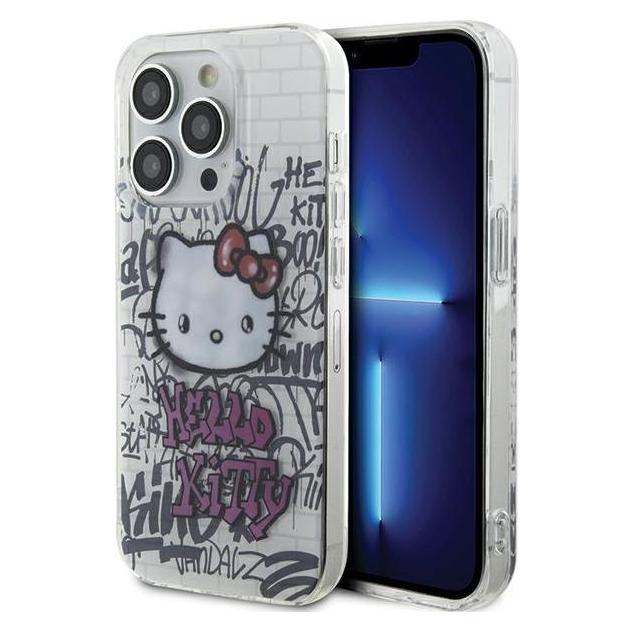 Hello Kitty HKHCP13XHDGPHT iPhone 13 Pro Max 6.7" biały/white hardcase IML Kitty On Bricks Graffiti (Apple iPhone 13 Pro Max) (1696244904)