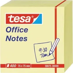 tesa Haftnotizblock Office Notes 56684-00000 75mmx75mm ge 400Blatt