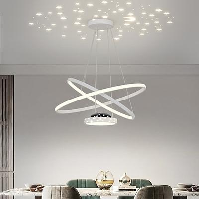 neue designer bar sternenhimmel restaurant lampe modern schlicht nordisch licht luxus netz rot tisch- und esszimmerlampe
