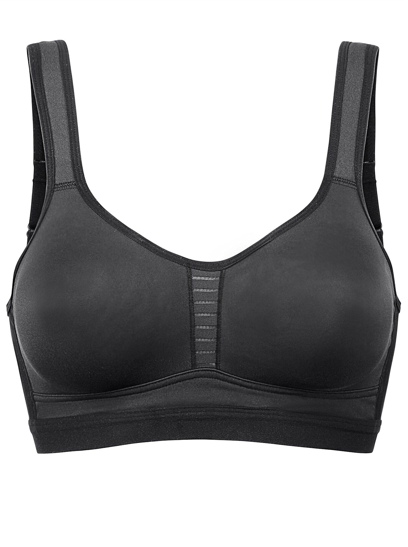 Sport-BH SPEIDEL, Damen, Gr. 90, Cup D, schwarz, 92% Polyester, 8% Elasthan, BHs Sport-BH schwarz 90, Cup D