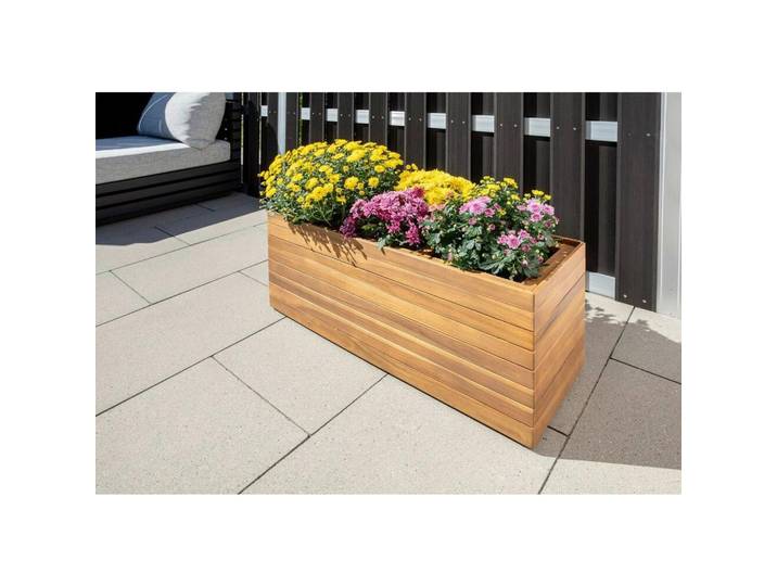 BLUMENKASTEN AKAZIE KÜBEL BRAUN