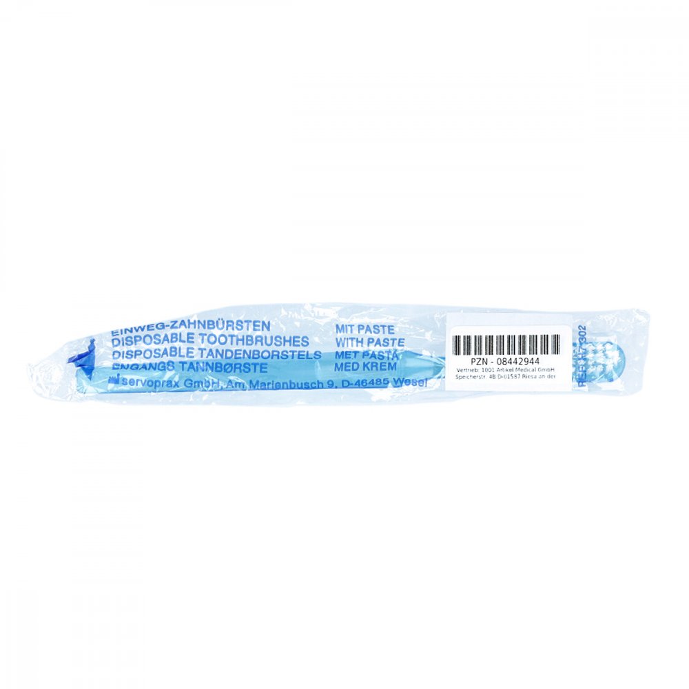 1001 Artikel Medical GmbH Einmal Zahnbürste mit Zahncreme 08442944