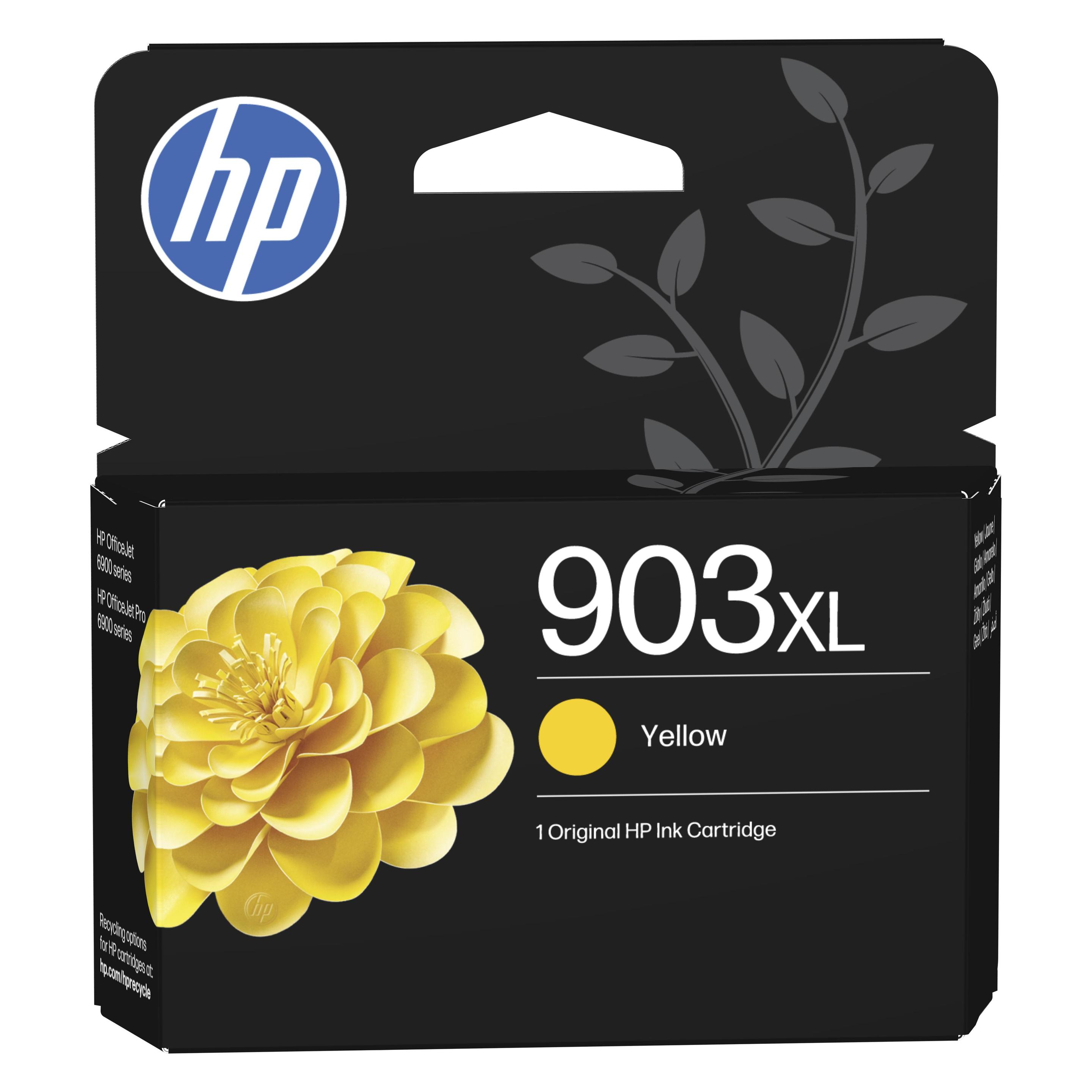 HP Hewlett-Packard 903XL High Yield Yellow Original Ink, 903XL (T6M11AE#30A)