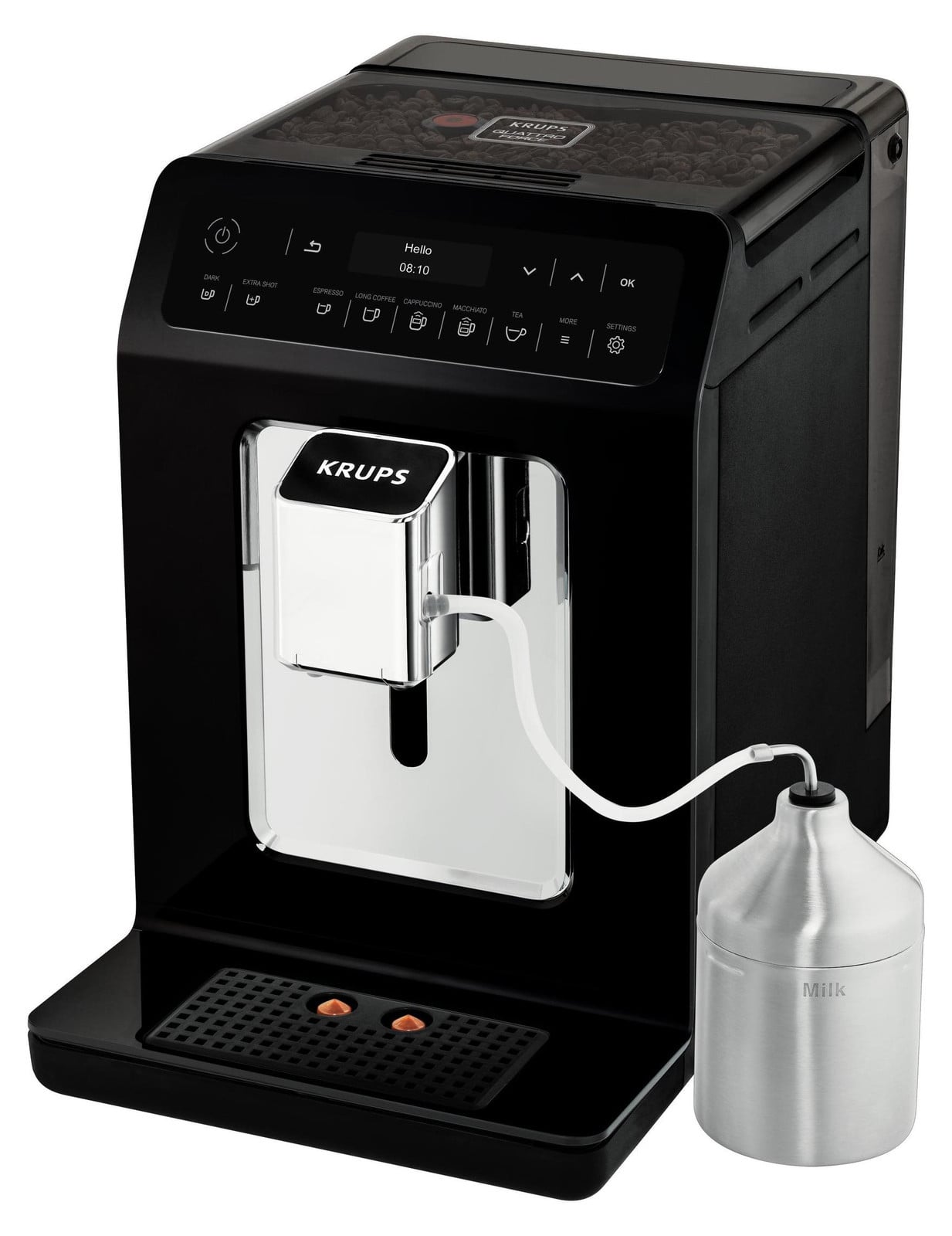 Krups Evidence EA 8918 Koffiemachine zwart/chroom