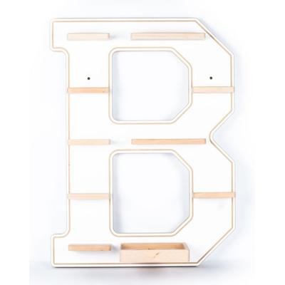 Wandregal 'Buchstabe B' für Toniebox