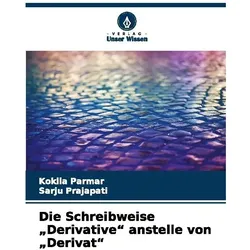 Parmar:Die Schreibweise Derivative an, Schulbücher von Kokila Parmar, Sarju Prajapati