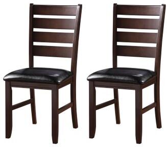 CDecor Nottingham Ladder Back Side Chairs (Set of 2)