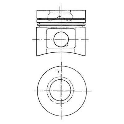 Kolbenschmidt Kolben [Hersteller-Nr. 91260600]