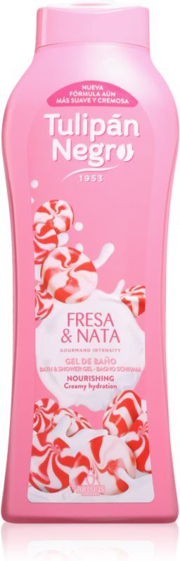 Tulipán Negro Fresa Y Nata shower gel 650 ml