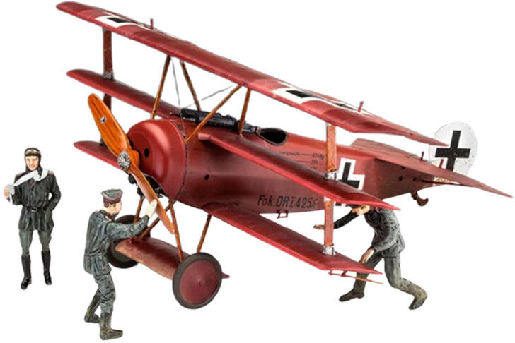 Maquette Avion de guerre Fokker Triplane DR.1 75 Years Plastic Modelling Echelle 1:28 Level 4 - Revell