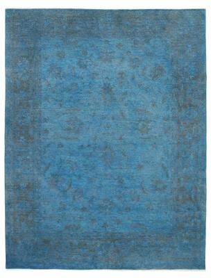 ECARPETGALLERY Hand-knotted Vibrance Blue Wool Rug - 9'0 x 11'10