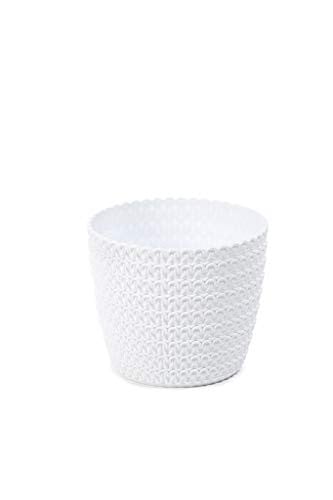 Lamela Magnolia Bloempot Wit Tabletop