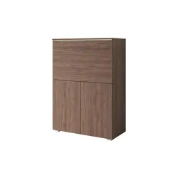 Sekretär   , braun , Maße (cm): B: 90 H: 125,1