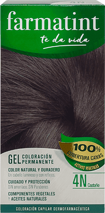 Farmatint Permanente Coloration ohne Ammoniak 4N Castaño