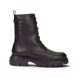 Wonders für Damen. A-4313 Leder-Stiefeletten Alice schwarz (39), Wohnung, Schnürsenkel, Lässig