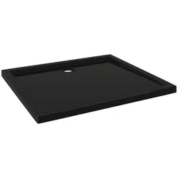 Helloshop26 - Duschwanne Duschboden Duschwanne Badezimmer Toilette Duschraum Haus Innenraum rechteckig 80x90 cm ABS schwarz 02_0001961