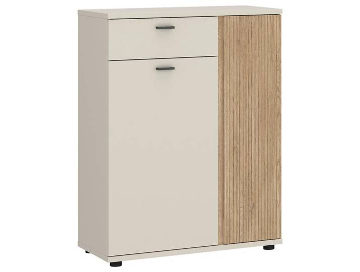 Kommode Mosano Eichefarben/Kaschmir B: 80 cm