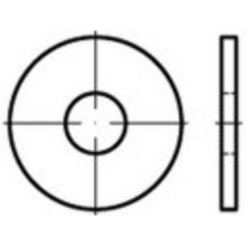 TOOLCRAFT Unterlegscheibe 5.3mm 15mm Stahl 2500 St. 147970