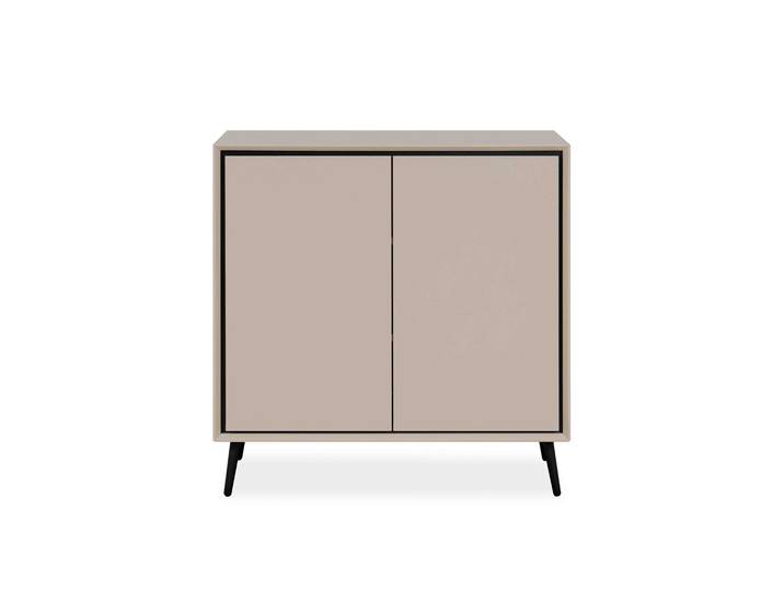 Finori Arona Kommode Sand/Schwarz