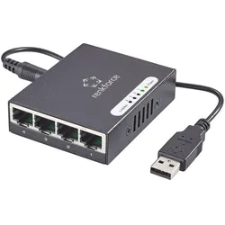 Renkforce Netzwerk Switch RJ45 1423415 4 (4 Ports), Netzwerk Switch