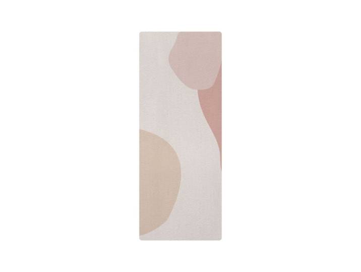 Tapis de yoga enfant abstrait rose 62x160cm