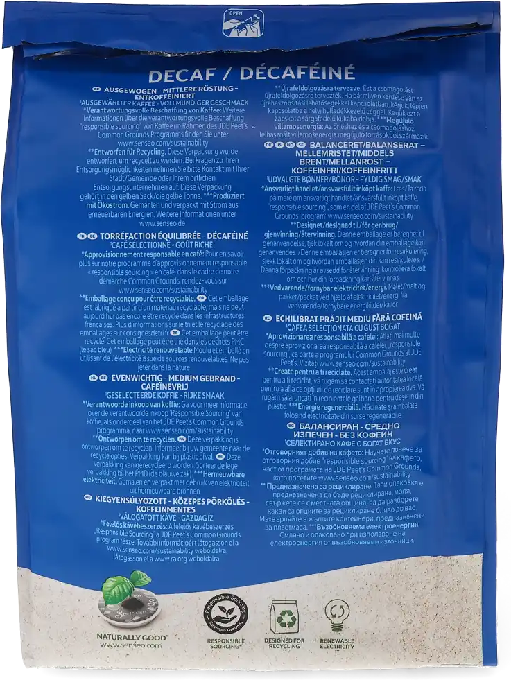 Senseo   Decaf - 40 Dosettes de café pour Senseo - Americano