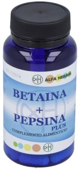 Alfa Herbal Betaine + Pepsin 60 Capsules