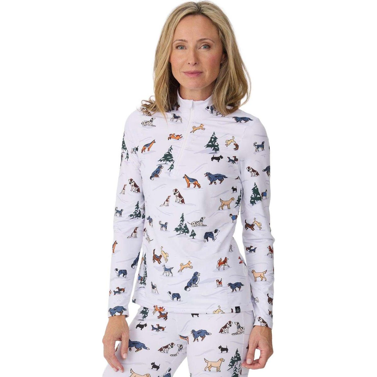 Krimson Klover Dog Days of Snow Top white (953) M KK-F26540-953-M