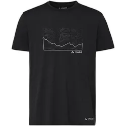 VAUDE Herren Shirt Me Tekoa Wool T-Shirt, Größe XXL in Schwarz Schwarz