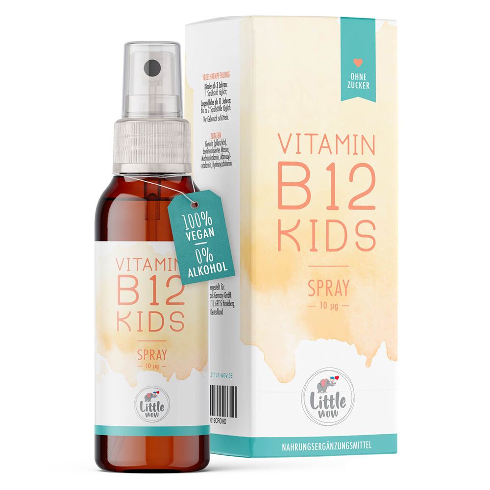 Little Wow Vitamin B12 Kids Mundspray Kinder vegan 25 ml Spray
