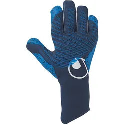 uhlsport Aquagrip Half-Negative Cut Torwarthandschuhe marine/pacific blau/weiß 9
