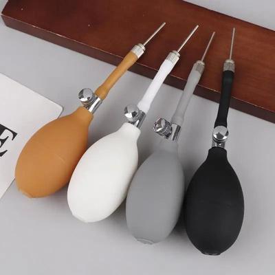 Uplifted Finds Professional Gymnastics Ball Hand Pump For Sports And Fitness brown