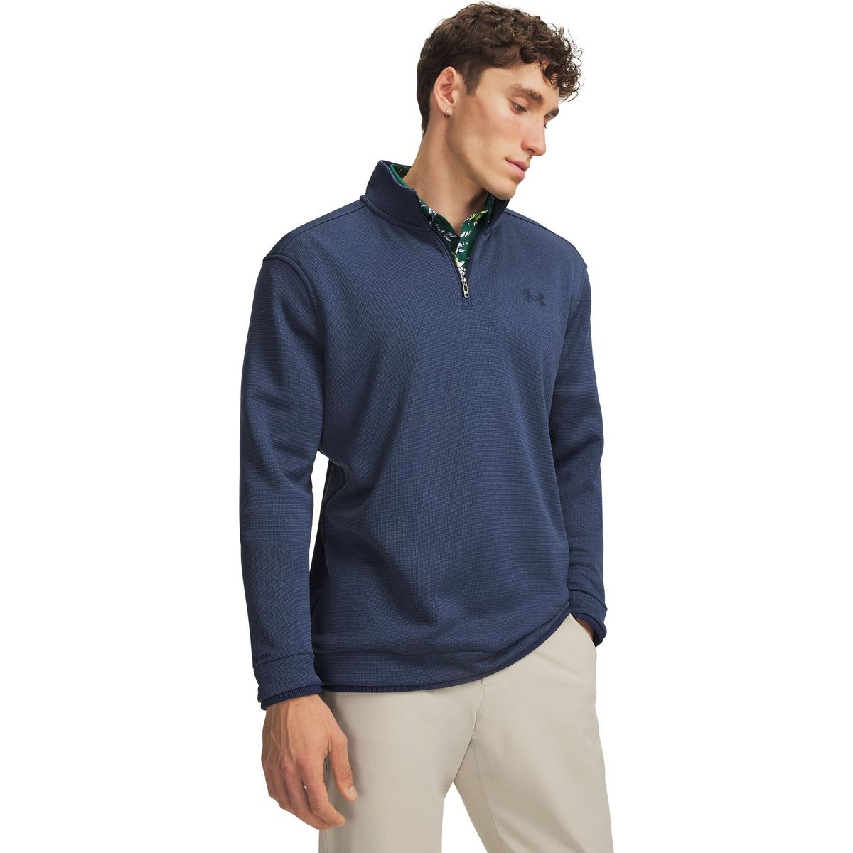 Under Armour M Sweater Fleece QZ blue academy (408) M 6003722-408-MD