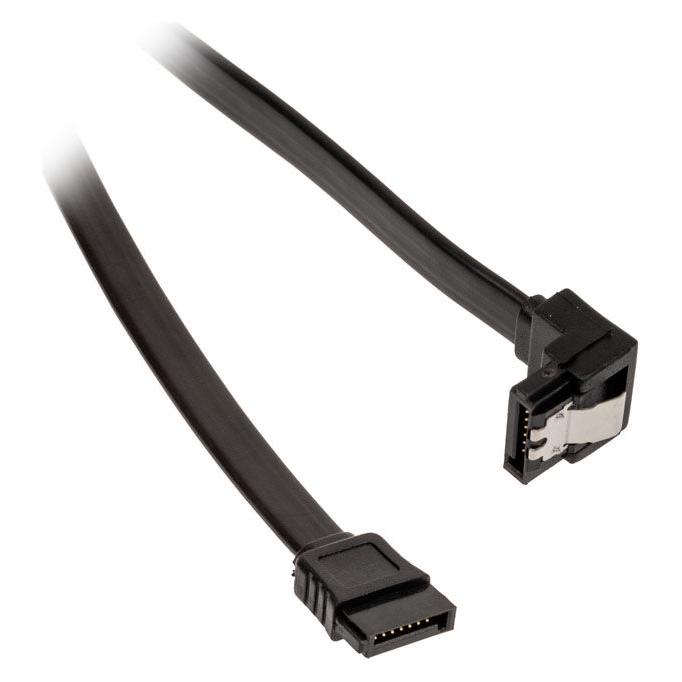 Akasa SATA-Kabel 6 GB/s, gewinkelt (50 cm, SATA) (AK-CBSA09-05BK)