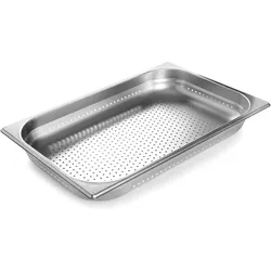 Lacor - Gn 2/3 354X325X100 Perforierte Schale aus Edelstahl