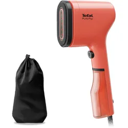 Tefal Pure POP Dampfbürste (DT2022), Rot, Dampfglätter, Orange