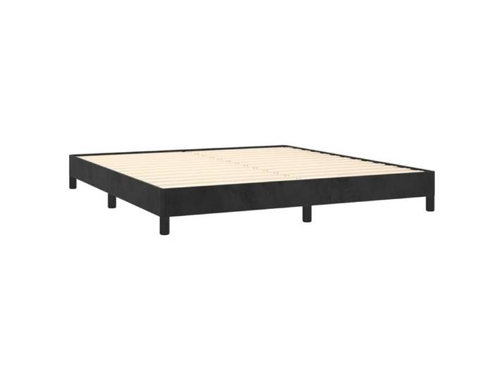 Lit 160x200cm - VIDAXL - Cadre de lit MODERNE - sans matelas - noir velours L8667