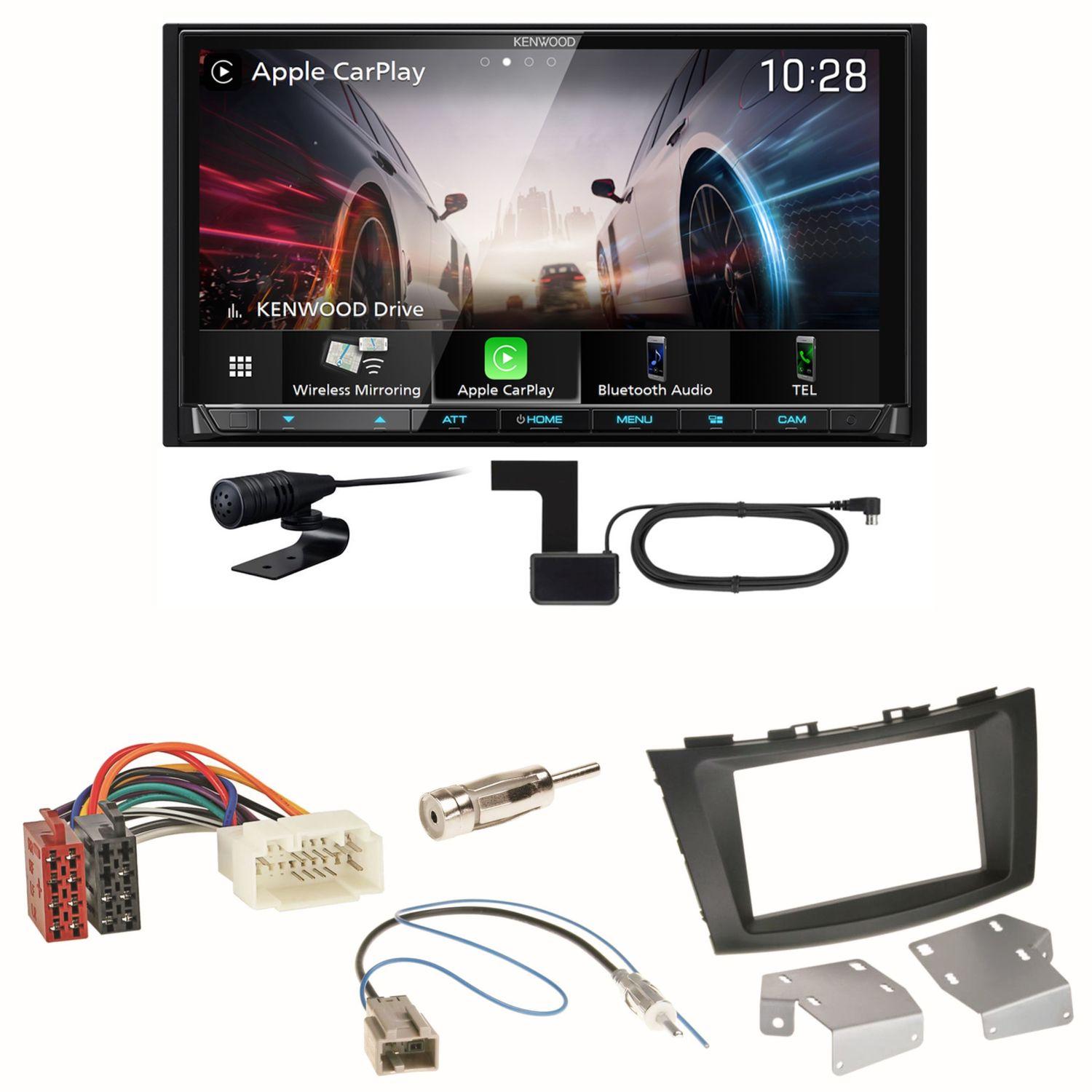 Kenwood DMX8021DABS Android Auto CarPlay Einbauset für Suzuki Swift Sport FZ NZ