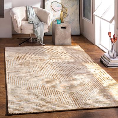 Livabliss Fazeley Handmade Geometric Viscose Area Rug